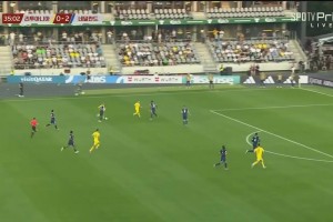 扳回一球！吉贝蒂斯不停球抽射破门，立陶宛1-2荷兰