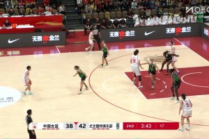 张子宇篮下成功要球，对手直接放弃防守！😂随后张子宇还在防守端送大帽
